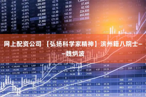 网上配资公司 【弘扬科学家精神】滨州籍八院士——魏炳波